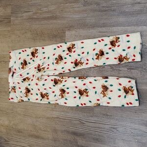 DeliA*'s Reindeer Pajama Bottoms Size Large